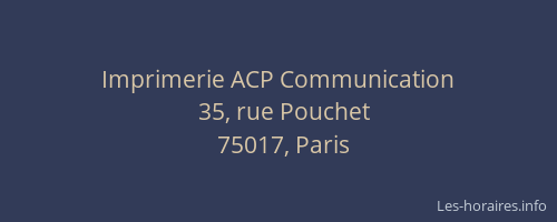 Imprimerie ACP Communication