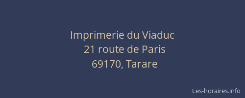 Imprimerie du Viaduc