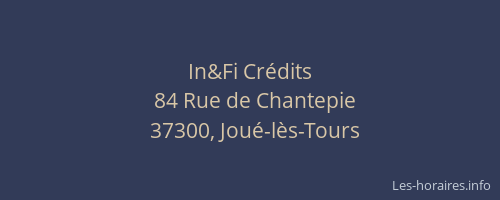 In&Fi Cr&eacute;dits