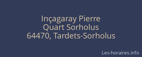 Inçagaray Pierre