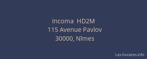 Incoma  HD2M