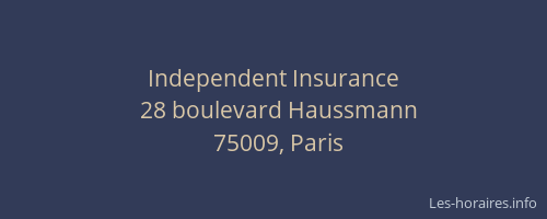 Independent Insurance