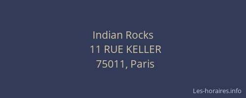 Indian Rocks