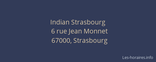 Indian Strasbourg