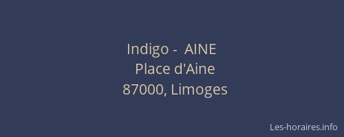 Indigo -  AINE