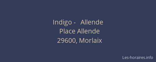 Indigo -   Allende