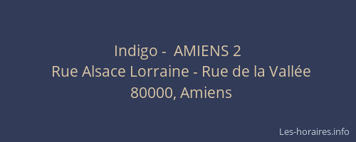 Indigo -  AMIENS 2