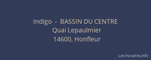 Indigo  -  BASSIN DU CENTRE