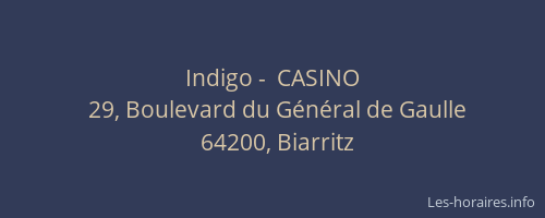 Indigo -  CASINO