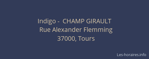 Indigo -  CHAMP GIRAULT