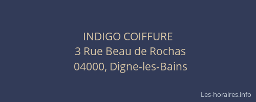 INDIGO COIFFURE
