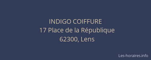 INDIGO COIFFURE