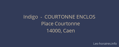 Indigo  -  COURTONNE ENCLOS