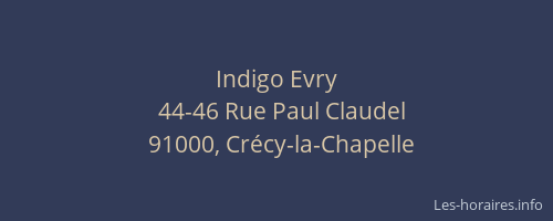 Indigo Evry