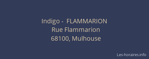 Indigo -  FLAMMARION