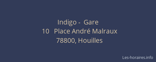Indigo -  Gare