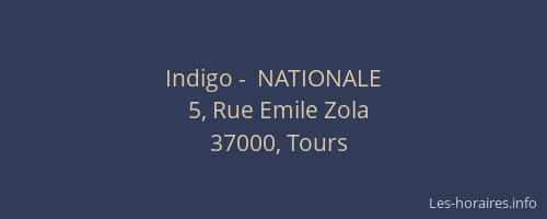 Indigo -  NATIONALE