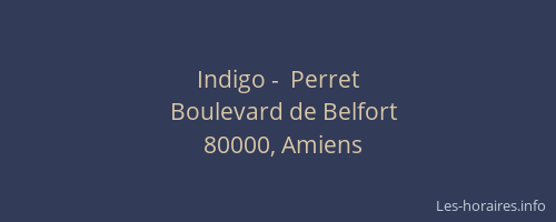 Indigo -  Perret