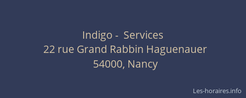 Indigo -  Services