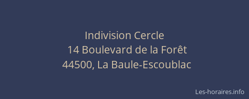 Indivision Cercle