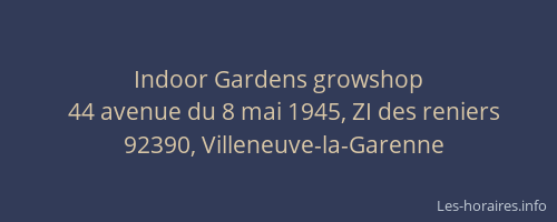 Indoor Gardens growshop