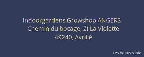 Indoorgardens Growshop ANGERS
