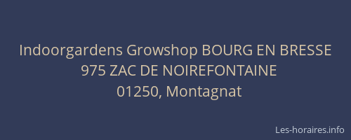 Indoorgardens Growshop BOURG EN BRESSE