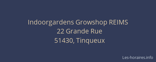 Indoorgardens Growshop REIMS