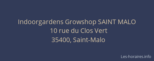 Indoorgardens Growshop SAINT MALO