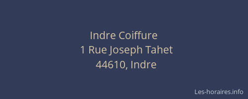 Indre Coiffure