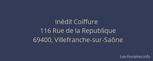 Inédit Coiffure
