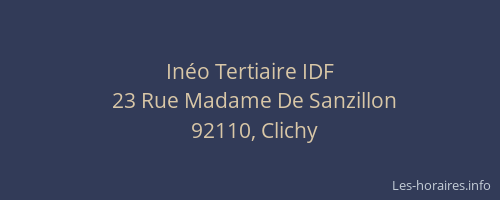 Inéo Tertiaire IDF