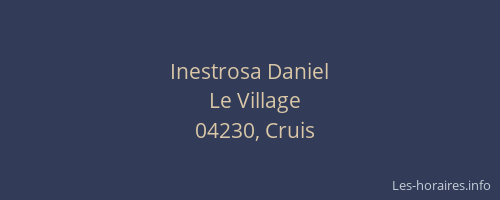 Inestrosa Daniel