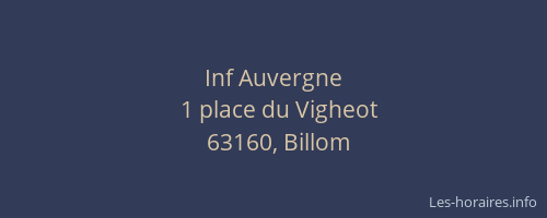Inf Auvergne