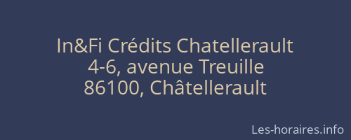 In&Fi Crédits Chatellerault