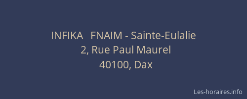 INFIKA   FNAIM - Sainte-Eulalie
