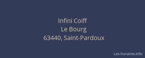 Infini Coiff