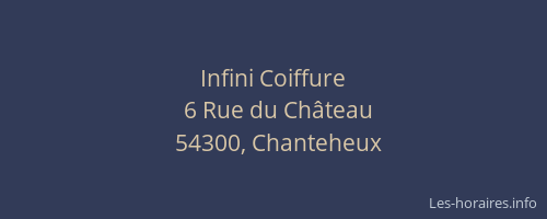 Infini Coiffure