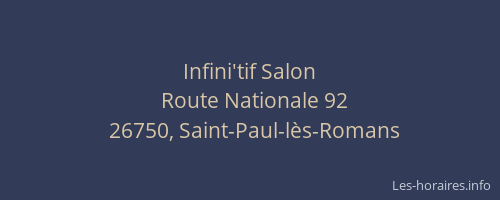 Infini'tif Salon