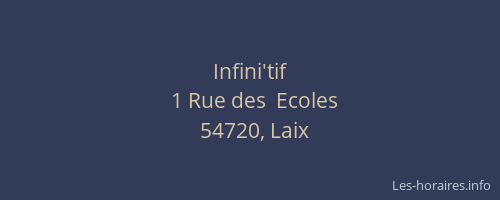 Infini'tif