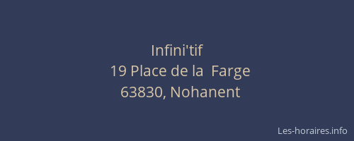 Infini'tif