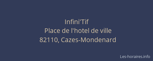 Infini'Tif