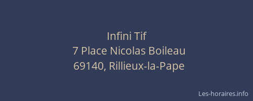 Infini Tif