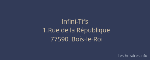 Infini-Tifs