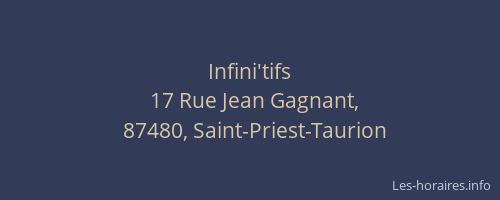 Infini'tifs