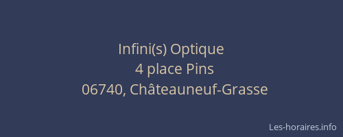 Infini(s) Optique