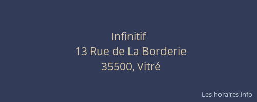 Infinitif