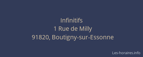 Infinitifs