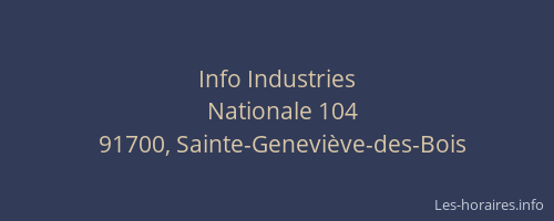 Info Industries