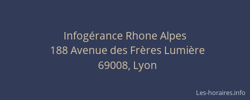 Infogérance Rhone Alpes